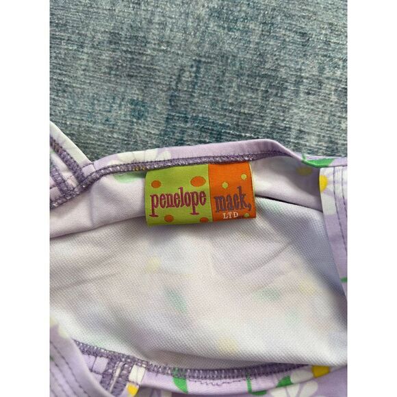 NWT! Penelope Mack Lavender White Daisy Swimsuit 18 Months - Picture 4 of 4